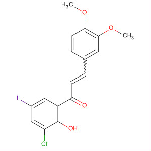 537040-54-3  2-Propen-1-one,1-(3-chloro-2-hydroxy-5-iodophenyl)-3-(3,4-dimethoxyphenyl)-