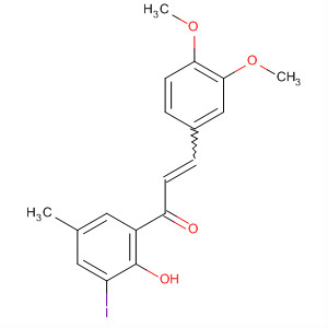 537040-58-7  2-Propen-1-one,3-(3,4-dimethoxyphenyl)-1-(2-hydroxy-3-iodo-5-methylphenyl)-