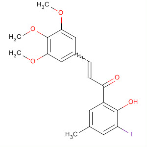 537040-65-6  2-Propen-1-one,1-(2-hydroxy-3-iodo-5-methylphenyl)-3-(3,4,5-trimethoxyphenyl)-