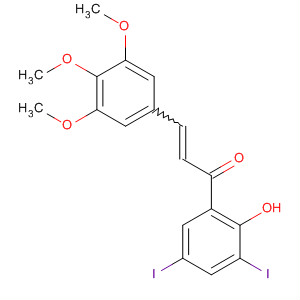 537040-66-7  2-Propen-1-one,1-(2-hydroxy-3,5-diiodophenyl)-3-(3,4,5-trimethoxyphenyl)-
