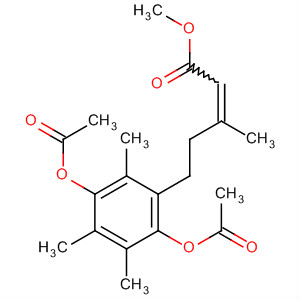 53713-39-6  2-Pentenoic acid, 5-[2,5-bis(acetyloxy)-3,4,6-trimethylphenyl]-3-methyl-,methyl ester