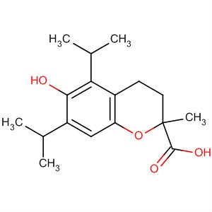53713-48-7  2H-1-Benzopyran-2-carboxylic acid,3,4-dihydro-6-hydroxy-2-methyl-5,7-bis(1-methylethyl)-
