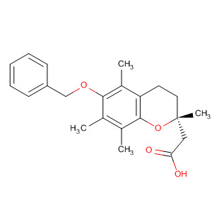 53730-43-1  2H-1-Benzopyran-2-acetic acid,3,4-dihydro-2,5,7,8-tetramethyl-6-(phenylmethoxy)-, (R)-