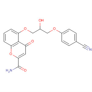 53736-49-5  4H-1-Benzopyran-2-carboxamide,5-[3-(4-cyanophenoxy)-2-hydroxypropoxy]-4-oxo-