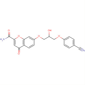 53736-58-6  4H-1-Benzopyran-2-carboxamide,7-[3-(4-cyanophenoxy)-2-hydroxypropoxy]-4-oxo-