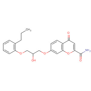 53736-61-1  4H-1-Benzopyran-2-carboxamide,7-[2-hydroxy-3-(2-propylphenoxy)propoxy]-4-oxo-