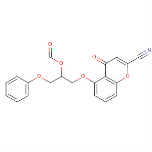 53736-69-9  4H-1-Benzopyran-2-carbonitrile,5-[2-(formyloxy)-3-phenoxypropoxy]-4-oxo-