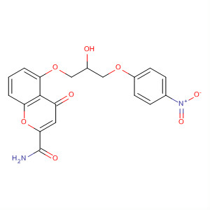 53736-71-3  4H-1-Benzopyran-2-carboxamide,5-[2-hydroxy-3-(4-nitrophenoxy)propoxy]-4-oxo-