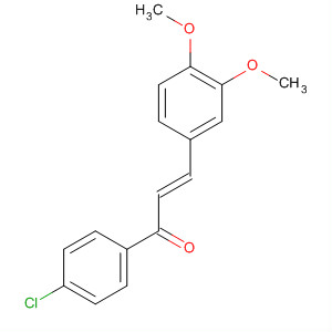 53744-29-9  2-Propen-1-one, 1-(4-chlorophenyl)-3-(3,4-dimethoxyphenyl)-, (2E)-