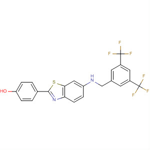 537693-10-0  Phenol,4-[6-[[[3,5-bis(trifluoromethyl)phenyl]methyl]amino]-2-benzothiazolyl]-