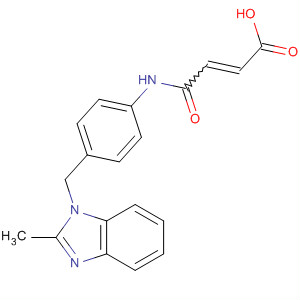 537696-20-1  2-Butenoic acid,4-[[4-[(2-methyl-1H-benzimidazol-1-yl)methyl]phenyl]amino]-4-oxo-