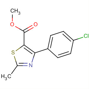 537712-88-2  5-Thiazolecarboxylic acid, 4-(4-chlorophenyl)-2-methyl-, methyl ester