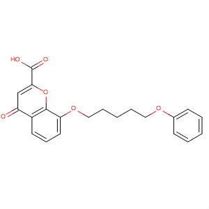 53873-79-3  4H-1-Benzopyran-2-carboxylic acid, 4-oxo-8-[(5-phenoxypentyl)oxy]-