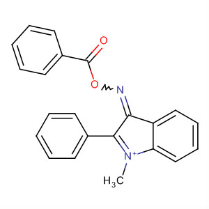 53886-90-1  3H-Indolium, 3-[(benzoyloxy)imino]-1-methyl-2-phenyl-