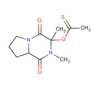 53941-84-7  Etanetisyre, S-(oktahydro-2,3-dimetyl-1,4-dioksopyrrolo[1,2-a]pyrazin-3-yl) ester