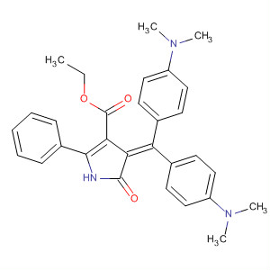 539830-26-7  1H-Pyrrole-3-carboxylic acid,4-[bis[4-(dimethylamino)phenyl]methylene]-4,5-dihydro-5-oxo-2-phenyl-,ethyl ester