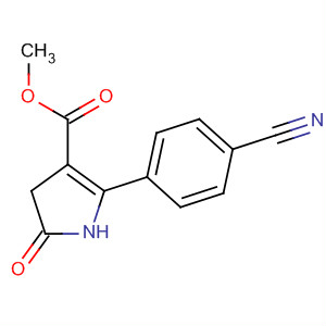 539830-28-9  1H-Pyrrole-3-carboxylic acid, 2-(4-cyanophenyl)-4,5-dihydro-5-oxo-,methyl ester