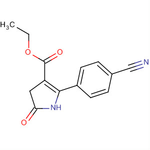 539830-35-8  1H-Pyrrole-3-carboxylic acid, 2-(4-cyanophenyl)-4,5-dihydro-5-oxo-,ethyl ester