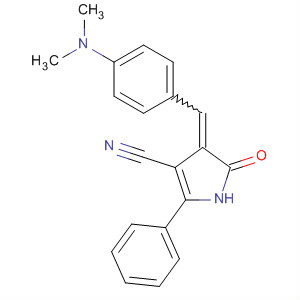 539830-42-7  1H-Pyrrole-3-carbonitrile,4-[[4-(dimethylamino)phenyl]methylene]-4,5-dihydro-5-oxo-2-phenyl-