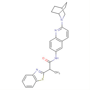 539852-26-1  2-Benzothiazolepropanamide,N-[2-(2-azabicyclo[2.2.2]oct-2-yl)-6-quinolinyl]-