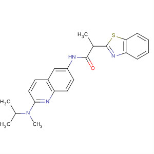 539854-16-5  2-Benzothiazolepropanamide,N-[2-[methyl(1-methylethyl)amino]-6-quinolinyl]-