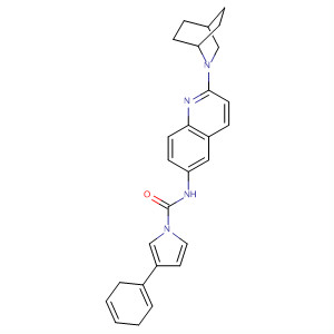 539854-92-7  1H-Pyrrole-1-carboxamide,N-[2-(2-azabicyclo[2.2.2]oct-2-yl)-6-quinolinyl]-2,5-dihydro-3-phenyl-
