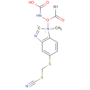 54029-43-5  Carbamic acid, [5-[(thiocyanatomethyl)thio]-1H-benzimidazol-2-yl]-,methyl ester