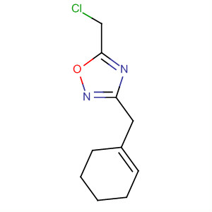 54042-96-5  1,2,4-Oxadiazole, 5-(chloromethyl)-3-(1-cyclohexen-1-ylmethyl)-