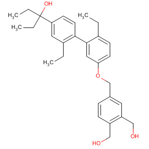 540495-22-5  1,2-Benzenedimethanol,4-[[[2',6-diethyl-4'-(1-ethyl-1-hydroxypropyl)[1,1'-biphenyl]-3-yl]oxy]methyl]-