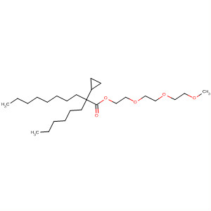 54050-63-4  Cyclopropaneoctanoic acid, 2-octyl-,2-[2-(2-methoxyethoxy)ethoxy]ethyl ester