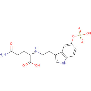 540522-58-5  L-Glutamine, N-[2-[5-(sulfooxy)-1H-indol-3-yl]ethyl]-