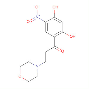 54074-00-9  1-Propanone, 1-(2,4-dihydroxy-5-nitrophenyl)-3-(4-morpholinyl)-