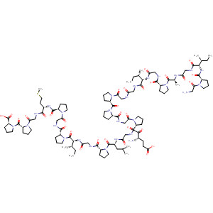 540746-14-3  L-Proline,glycyl-L-prolyl-L-isoleucylglycyl-L-alanyl-L-prolylglycyl-L-isoleucylglycylglycyl-L-prolyl-L-prolylglycyl-L-a-glutamyl-L-prolylglycyl-L-leucyl-L-prolylglycyl-L-isoleucyl-L-prolylglycyl-L-prolyl-L-methionylglycyl-L-prolyl-