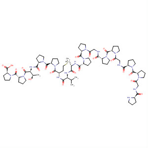 540746-62-1  L-Proline,L-prolylglycyl-L-prolyl-L-prolylglycyl-L-prolyl-L-prolylglycyl-L-prolyl-L-prolyl-L-alanyl-L-valyl-L-methionyl-L-prolyl-L-prolyl-L-threonyl-L-prolyl-