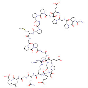 540747-45-3  L-Proline,glycyl-L-prolyl-L-prolylglycyl-L-a-glutamyl-L-prolylglycyl-L-prolyl-L-prolylglycyl-L-prolyl-L-methionylglycyl-L-prolyl-L-prolylglycyl-L-a-glutamyl-L-lysylglycyl-L-a-glutamyl-L-prolylglycyl-L-arginyl-L-glutaminylglycyl-L-leucyl-