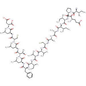 540748-23-0  L-Aspartic acid,L-isoleucyl-L-a-glutamyl-L-prolyl-L-isoleucyl-L-isoleucyl-L-alanyl-L-alanyl-L-cysteinyl-L-valyl-L-valyl-L-isoleucyl-L-phenylalanyl-L-leucyl-L-threonyl-L-leucyl-L-cysteinyl-L-leucyl-