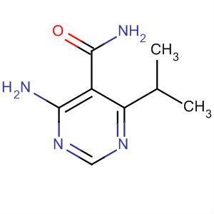 54122-58-6  5-Pyrimidinecarboxamide, 4-amino-6-(1-methylethyl)- 54122-58-6  5-Pyrimidinecarboxamide, 4-amino-6-(1-methylethyl)-
