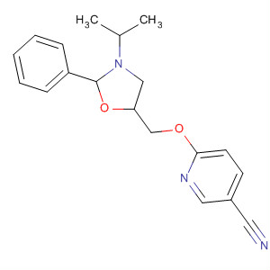 54127-15-0  3-Pyridinecarbonitrile,6-[[3-(1-methylethyl)-2-phenyl-5-oxazolidinyl]methoxy]-