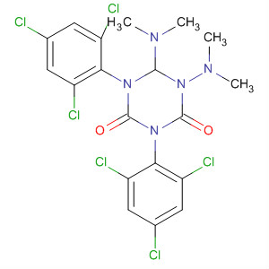 54132-90-0  1,3,5-Triazine-2,4(1H,3H)-dione,1,6-bis(dimethylamino)dihydro-3,5-bis(2,4,6-trichlorophenyl)-