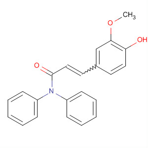 541549-23-9  2-Propenamide, 3-(4-hydroxy-3-methoxyphenyl)-N,N-diphenyl-