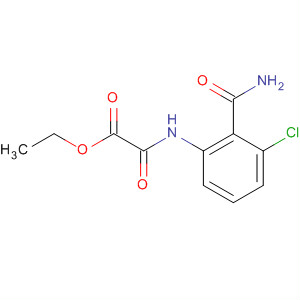 54166-68-6  Acetic acid, [[2-(aminocarbonyl)-3-chlorophenyl]amino]oxo-, ethyl ester