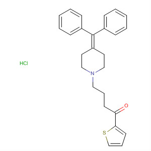 54238-34-5  1-Butanone, 4-[4-(diphenylmethylene)-1-piperidinyl]-1-(2-thienyl)-,hydrochloride