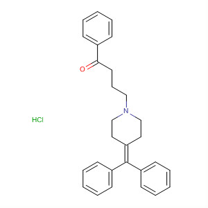 54238-35-6  1-Butanone, 4-[4-(diphenylmethylene)-1-piperidinyl]-1-phenyl-,hydrochloride