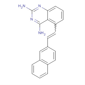 50828-08-5  2,4-kinazolindiamin, 5-[2-(2-naftalenyl)etenyl]-, (Z)-