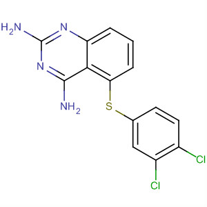 50828-12-1  2,4-Chinaazolindiamin, 5-[(3,4-dichlorphenyl)thio]-