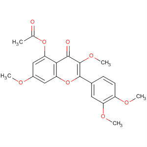 50837-35-9  4H-1-Benzopyran-4-one,5-(acetyloxy)-2-(3,4-dimethoxyphenyl)-3,7-dimethoxy-