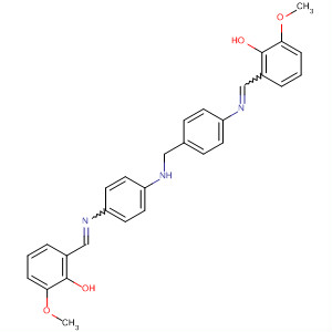 509084-11-1  Phenol,2-[[[4-[[[4-[[(2-hydroxy-3-methoxyphenyl)methylene]amino]phenyl]amino]methyl]phenyl]imino]methyl]-6-methoxy-