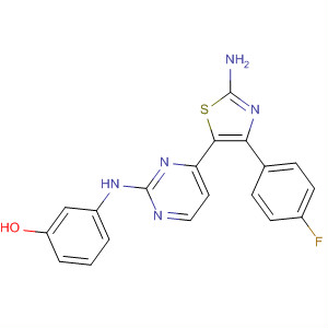 509086-77-5  Phenol,3-[[4-[2-amino-4-(4-fluorophenyl)-5-thiazolyl]-2-pyrimidinyl]amino]-