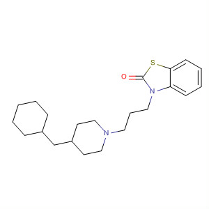 509147-27-7  2(3H)-Benzothiazolone, 3-[3-[4-(cyclohexylmethyl)-1-piperidinyl]propyl]-