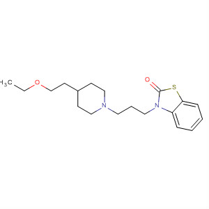 509147-28-8  2(3H)-Benzothiazolone, 3-[3-[4-(2-ethoxyethyl)-1-piperidinyl]propyl]-